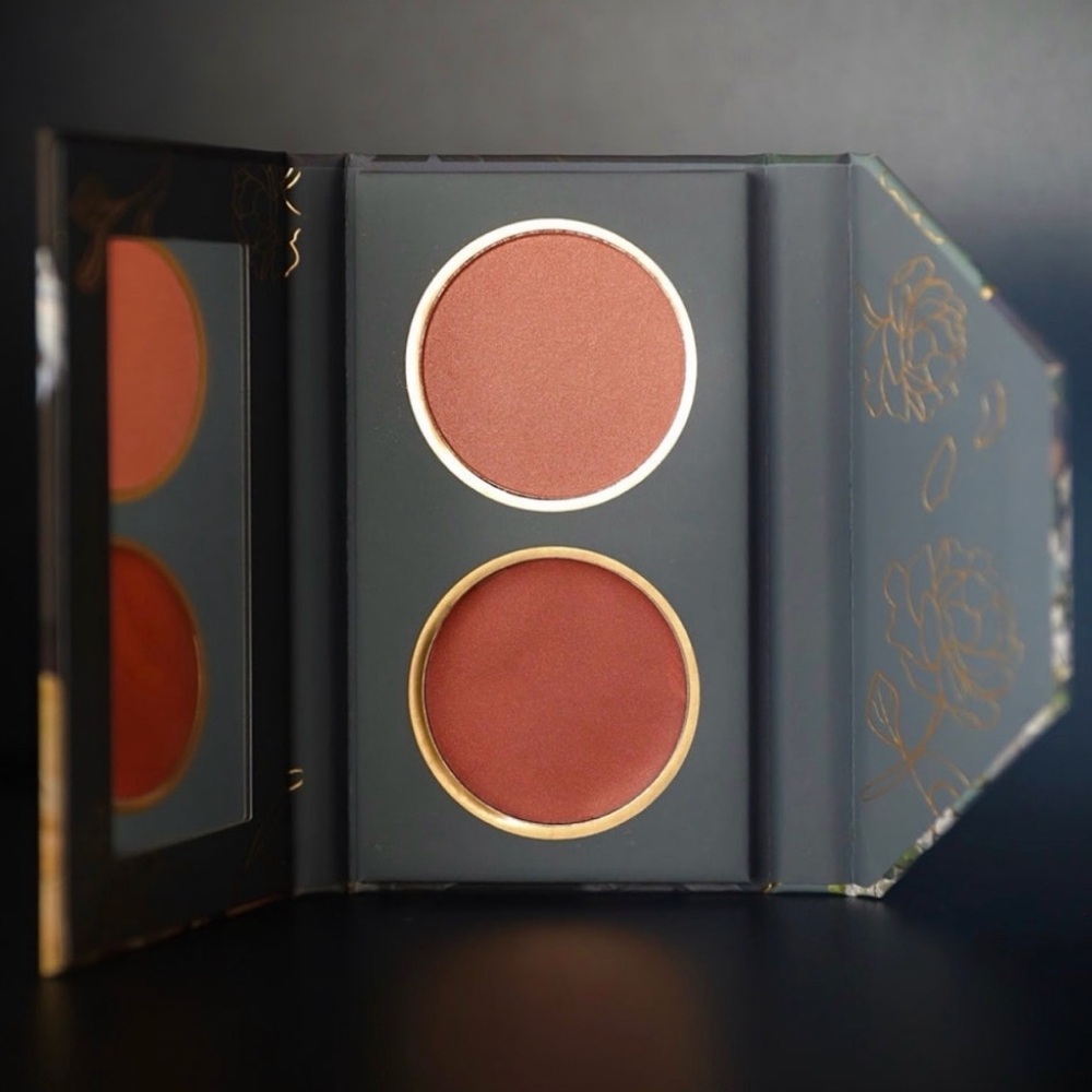 🆕 Miss Fame Beauty The Blush Series Palette 1 Luxe Makeup New Creme & Powder Duo